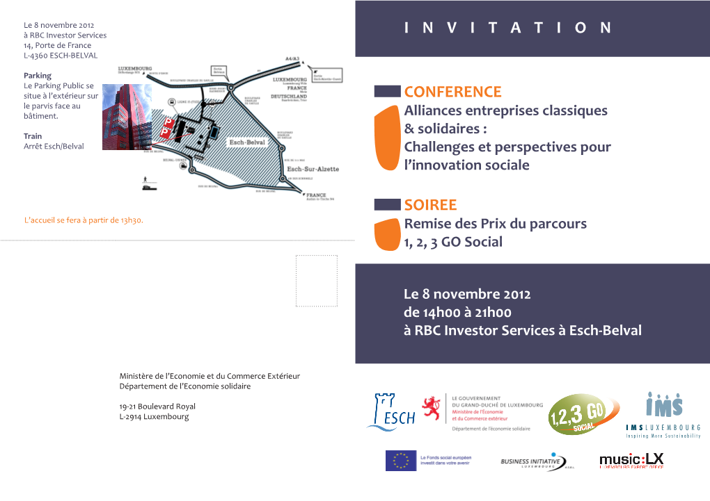 Invitation Luxembourg 2012
