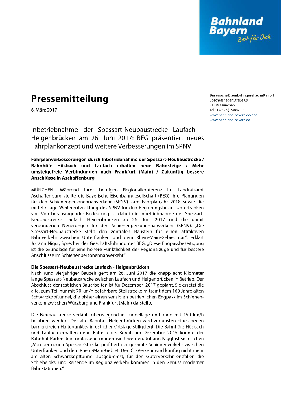 Pressemitteilung Herunterladen