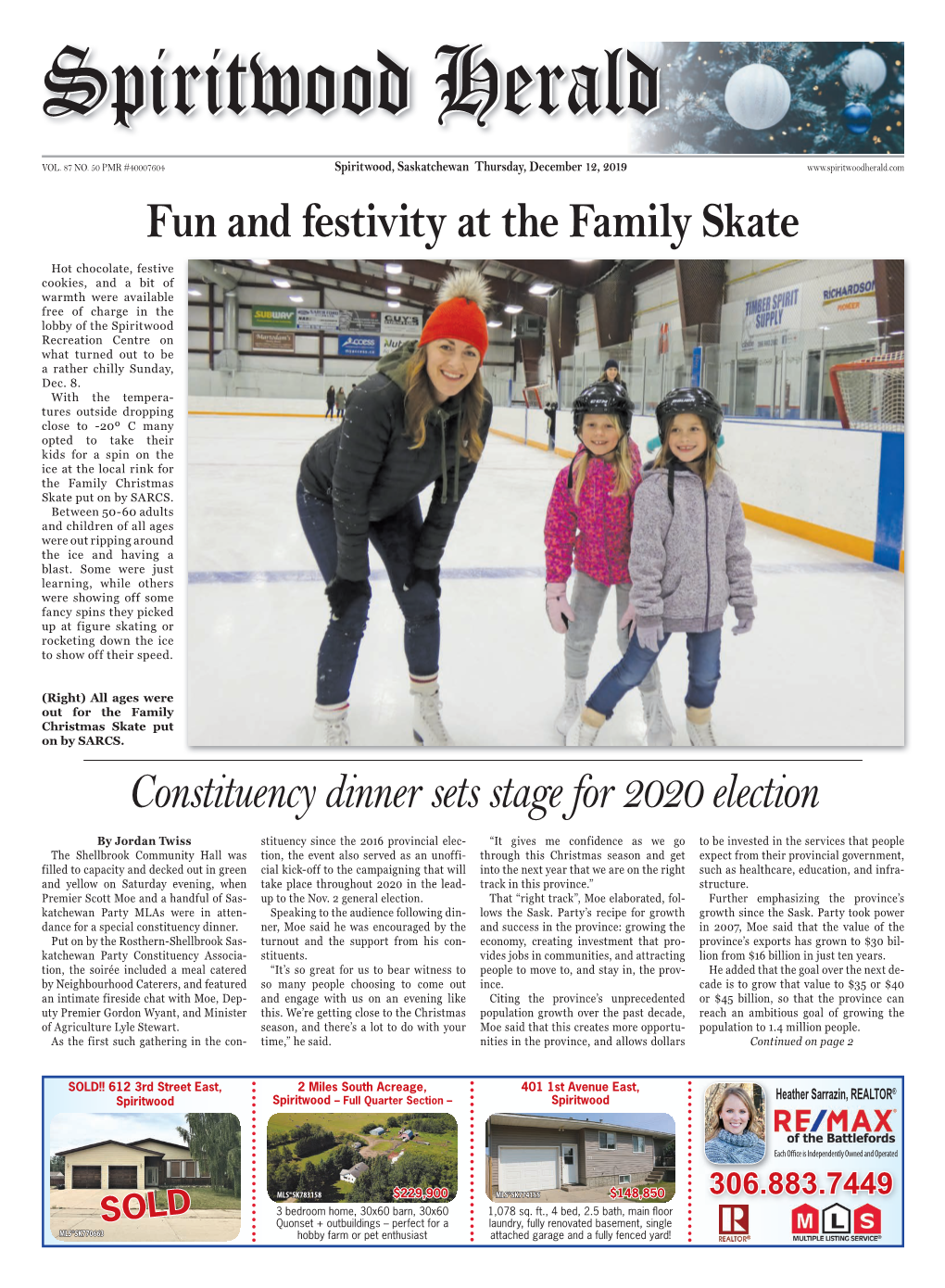 Fun and Festivity at the Family Skate Constituency Dinner Sets Stage For