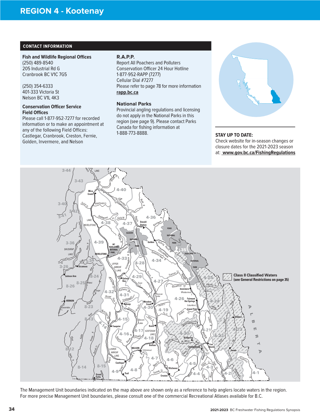 REGION 4 - Kootenay