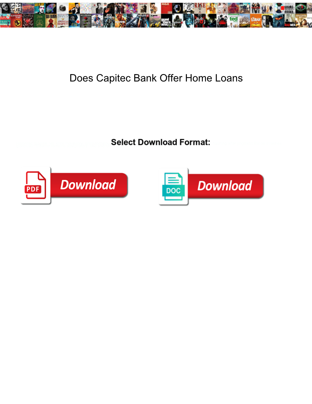 Does Capitec Bank Offer Home Loans