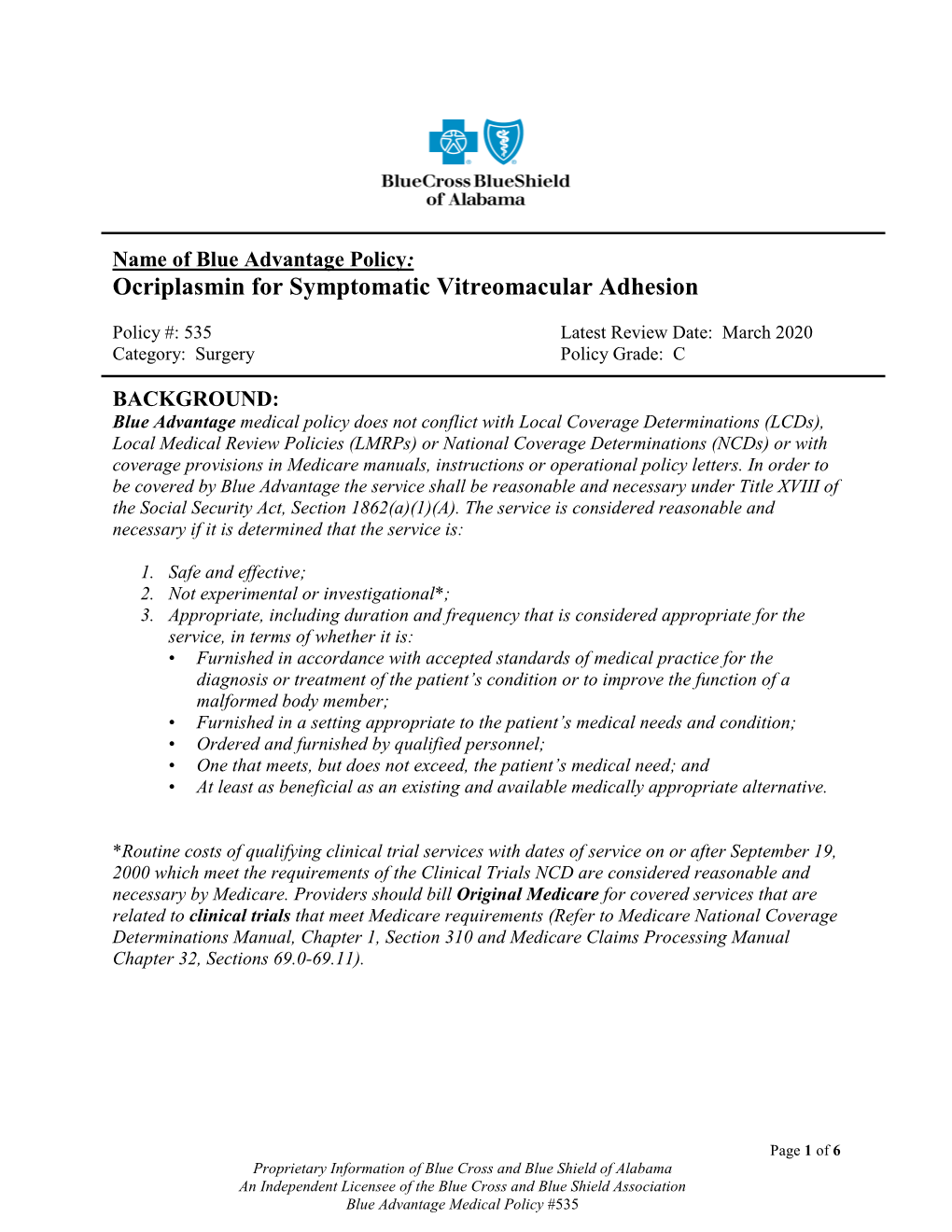 Ocriplasmin for Symptomatic Vitreomacular Adhesion