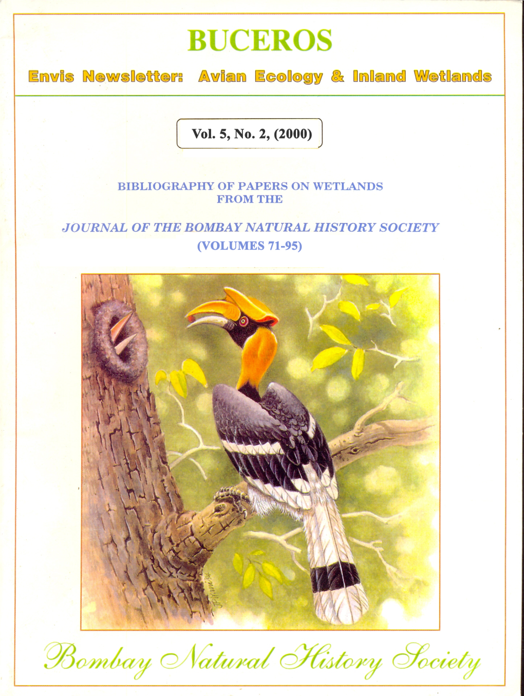 Buceros Vol-5 No-2 Year-2000