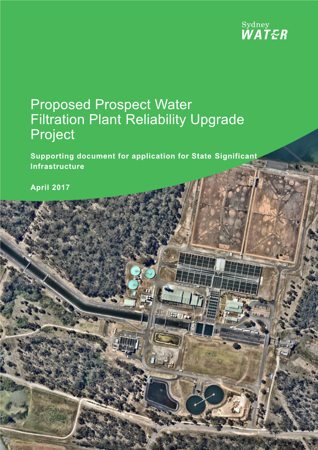 Proposed Prospect Water Filtration Plant Upgrade