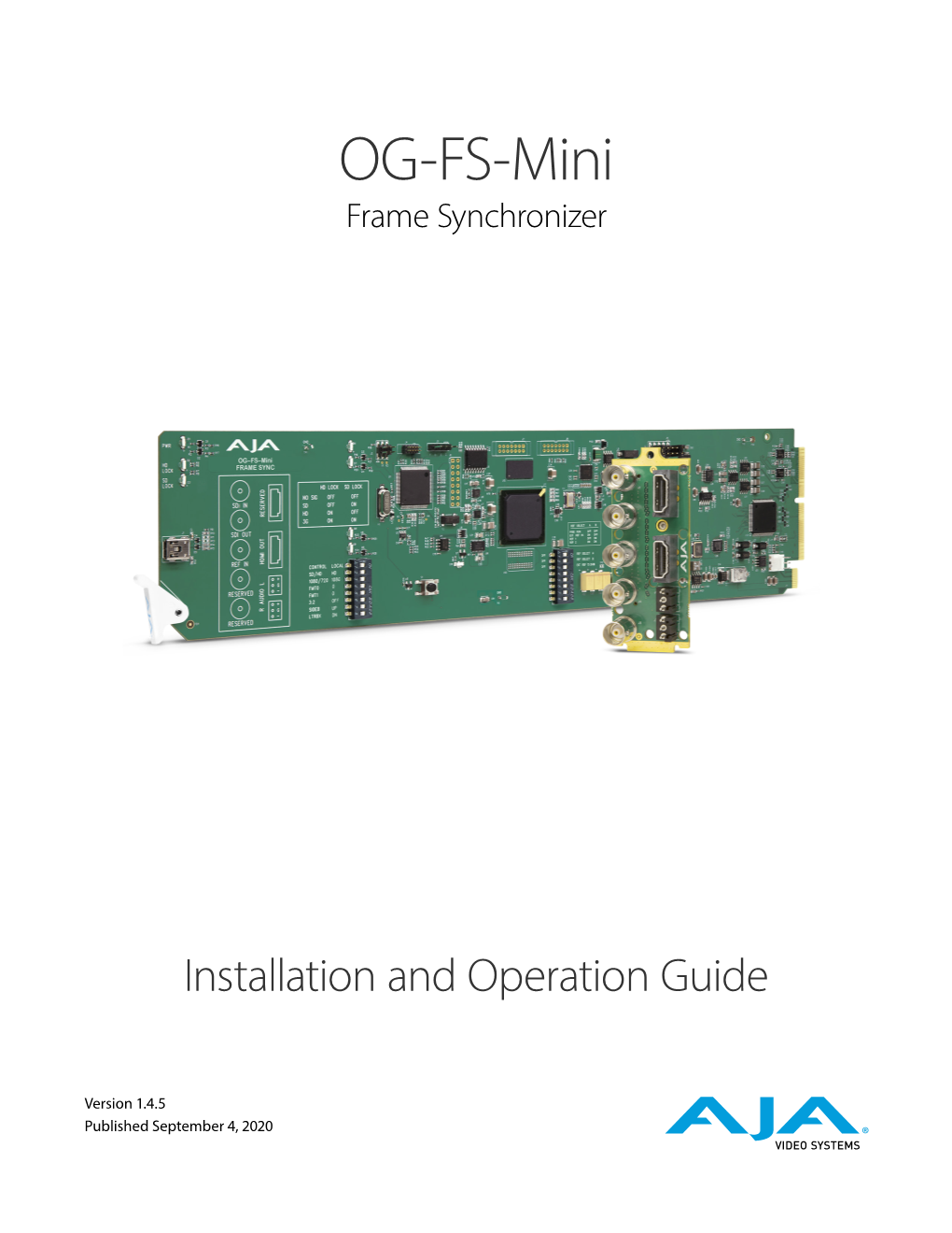 OG-FS-Mini Frame Synchronizer