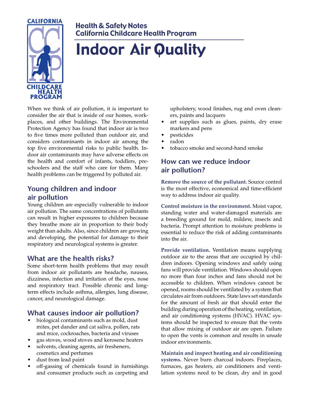 Indoor Air Quality