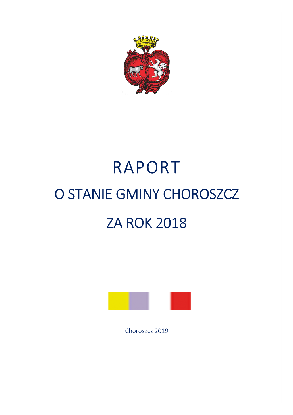 Raport O Stanie Gminy Choroszcz Za Rok 2018