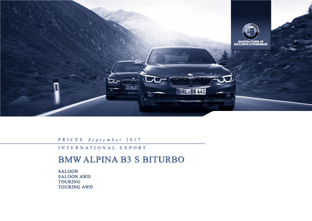 Bmw Alpina B3 S Biturbo