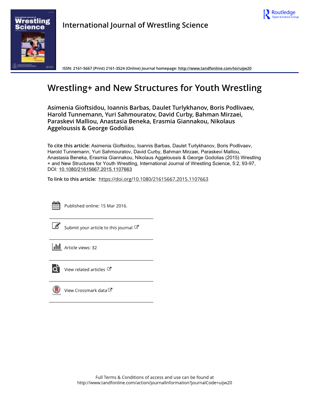 Wrestling+ and New Structures for Youth Wrestling