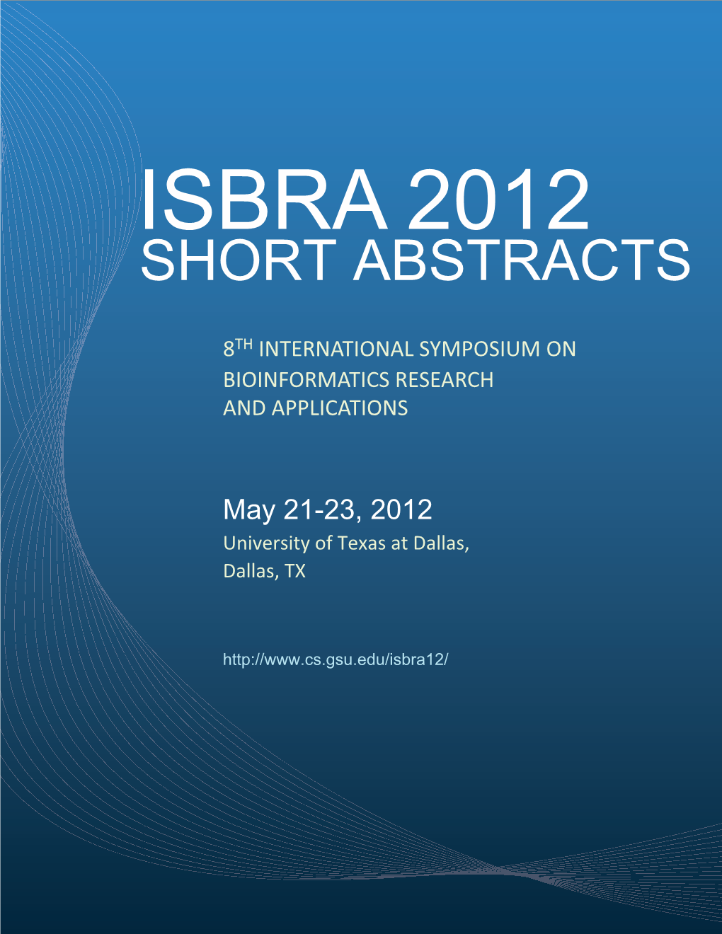 ISBRA 2012 Short Abstracts