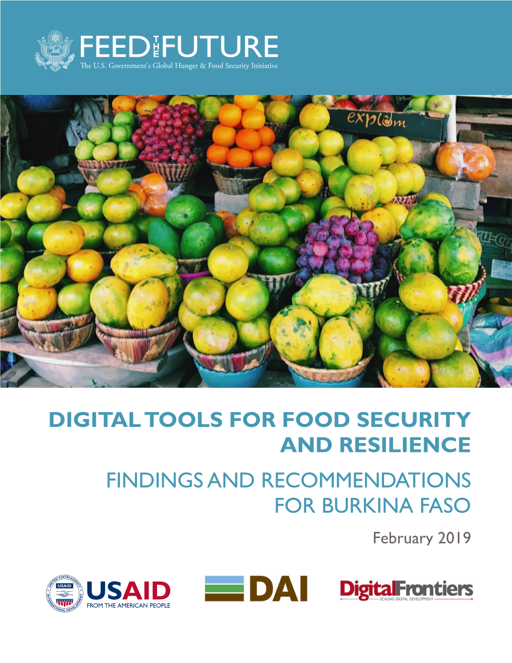 FINDINGS and RECOMMENDATIONS for BURKINA FASO February 2019