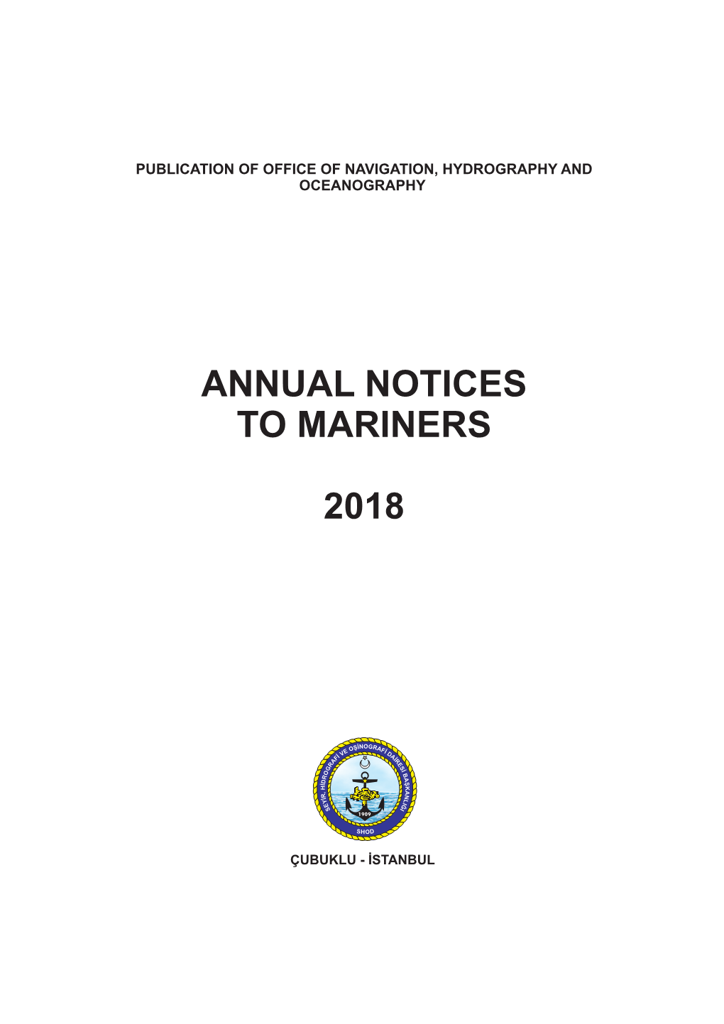 Annual Notices to Mariners 2018