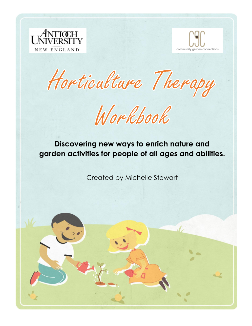 Horticulture Therapy Workbook