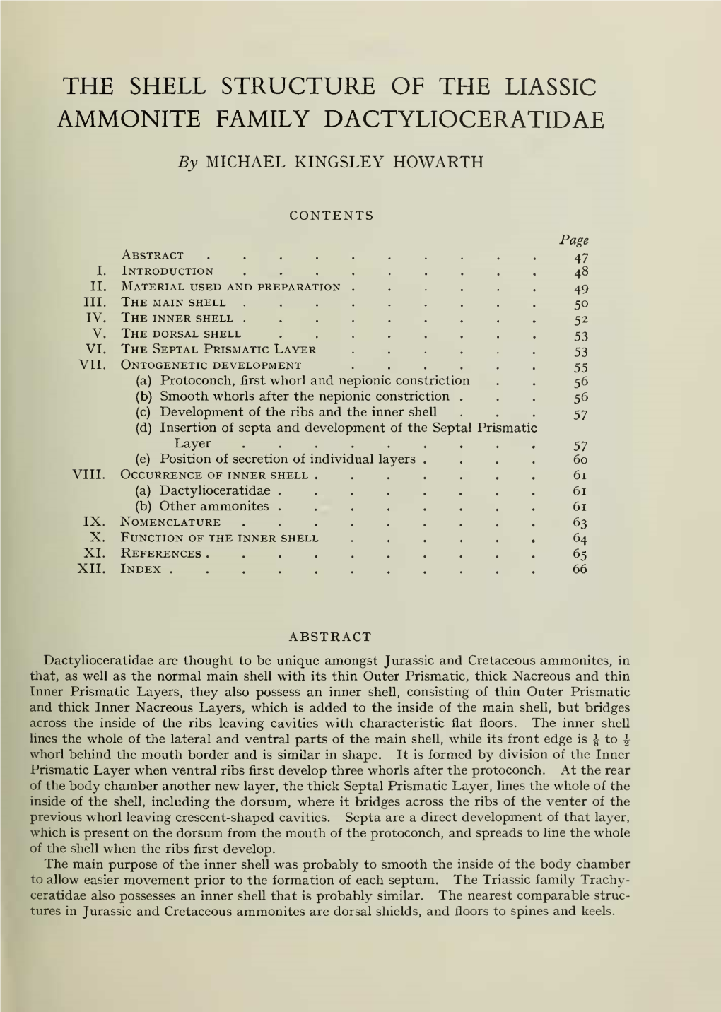 Bulletin of the British Museum (Natural History), Geology