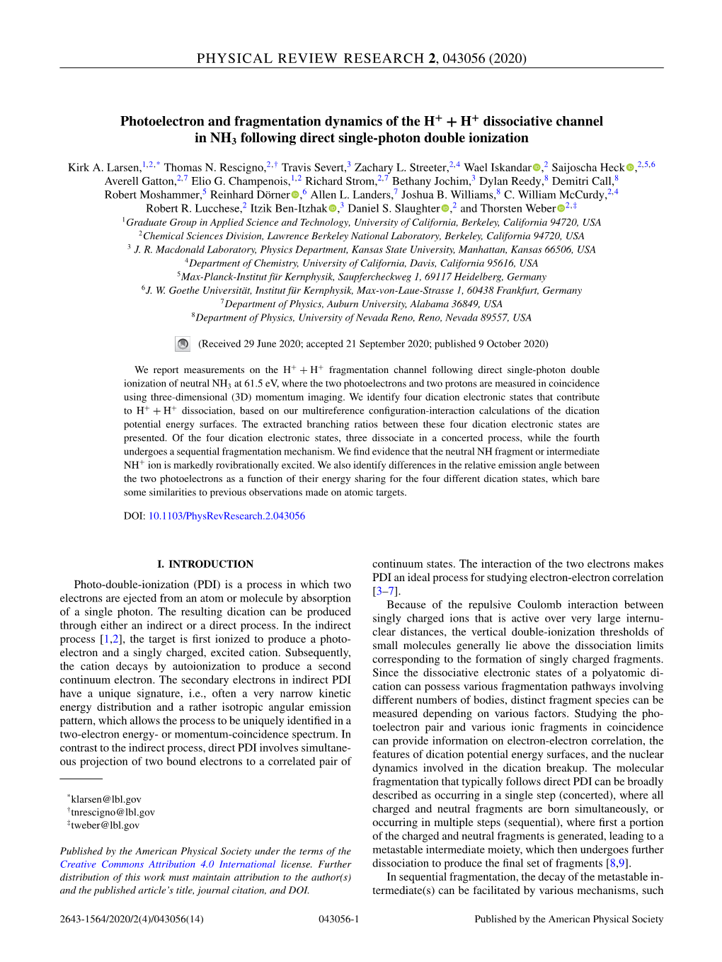 Photoelectron and Fragmentation Dynamics of the ${\Rm H}^{+} + {\Rm