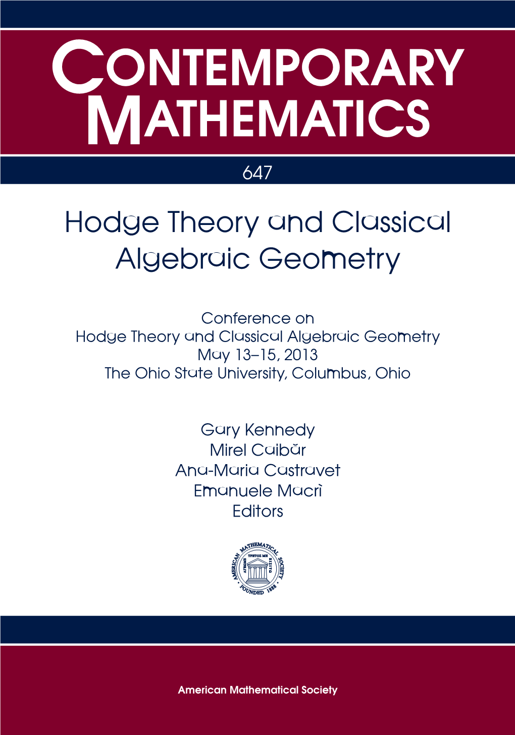 Hodge Theory and Classical Algebraic Geometry