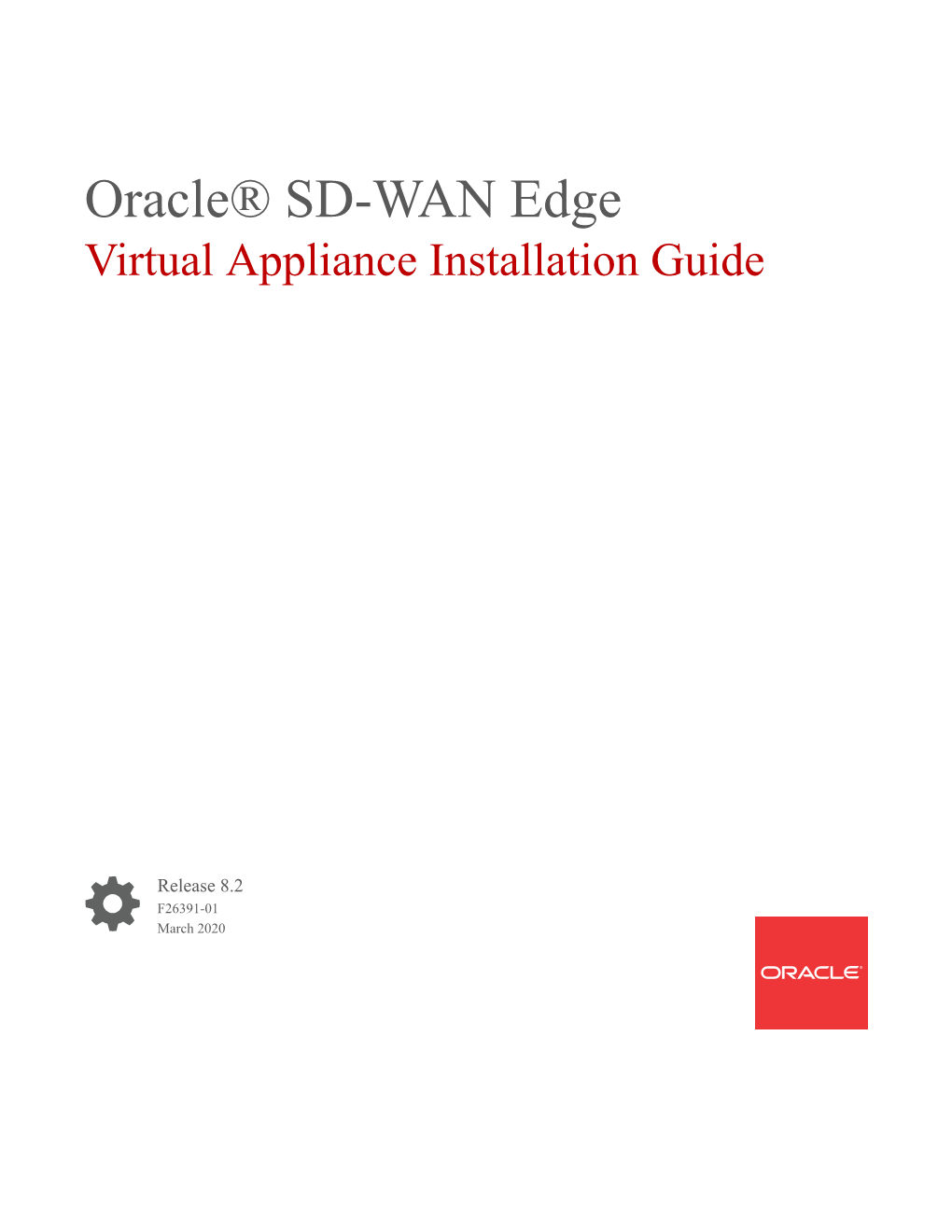 Virtual Appliance Installation Guide