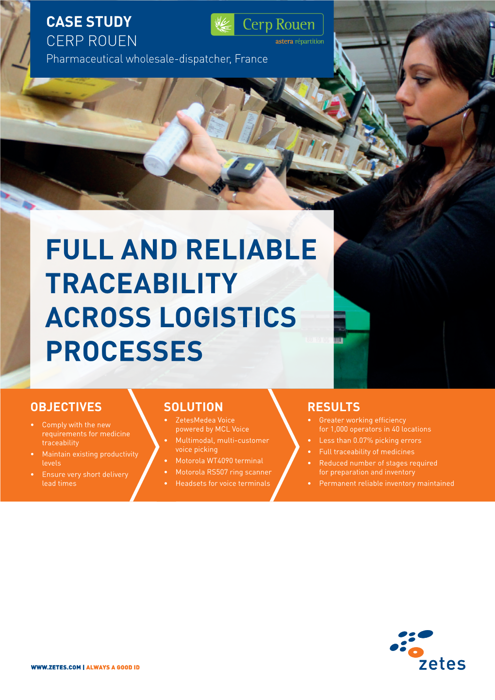 Full and Reliable Traceability Across Logistics Processes