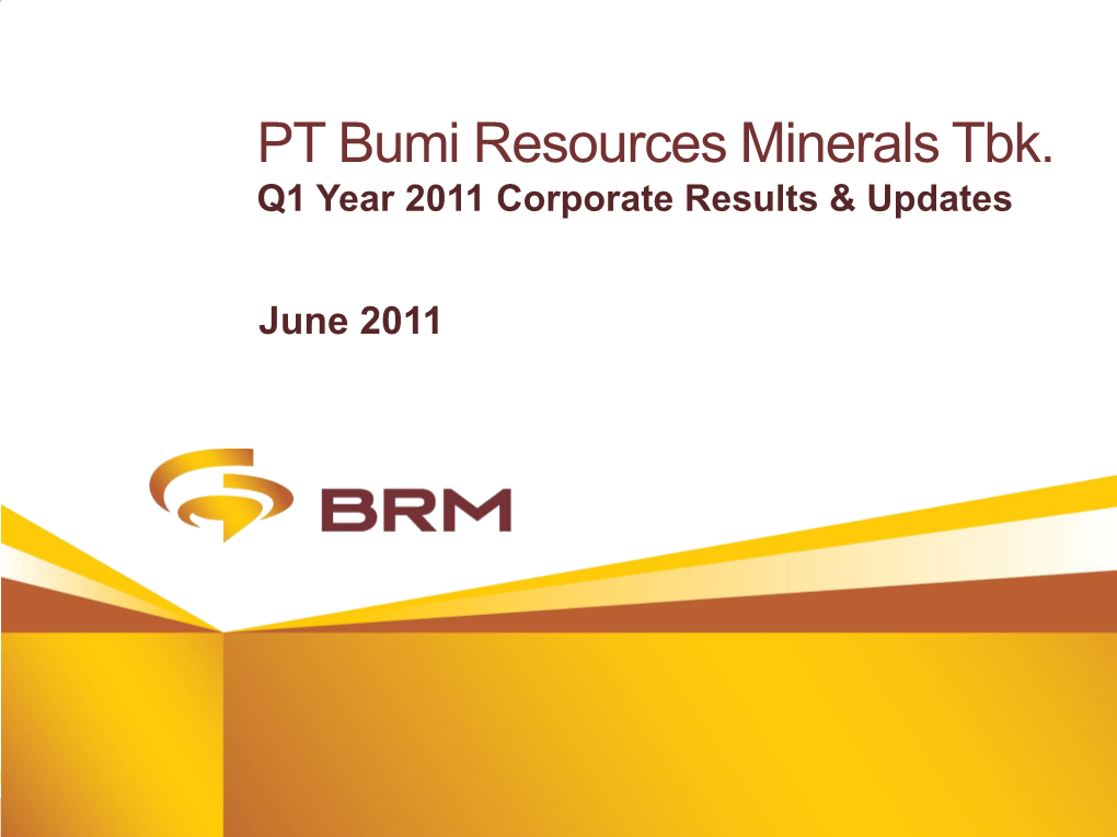 PT Bumi Resources Minerals Tbk