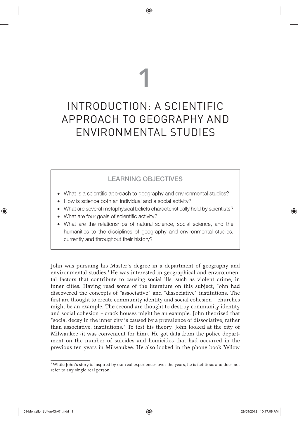 A Scientific Approach to Geography and Environmental Studies