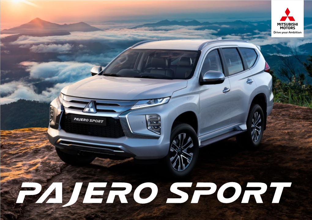 21MY Pajero Sport Brochure.Pdf