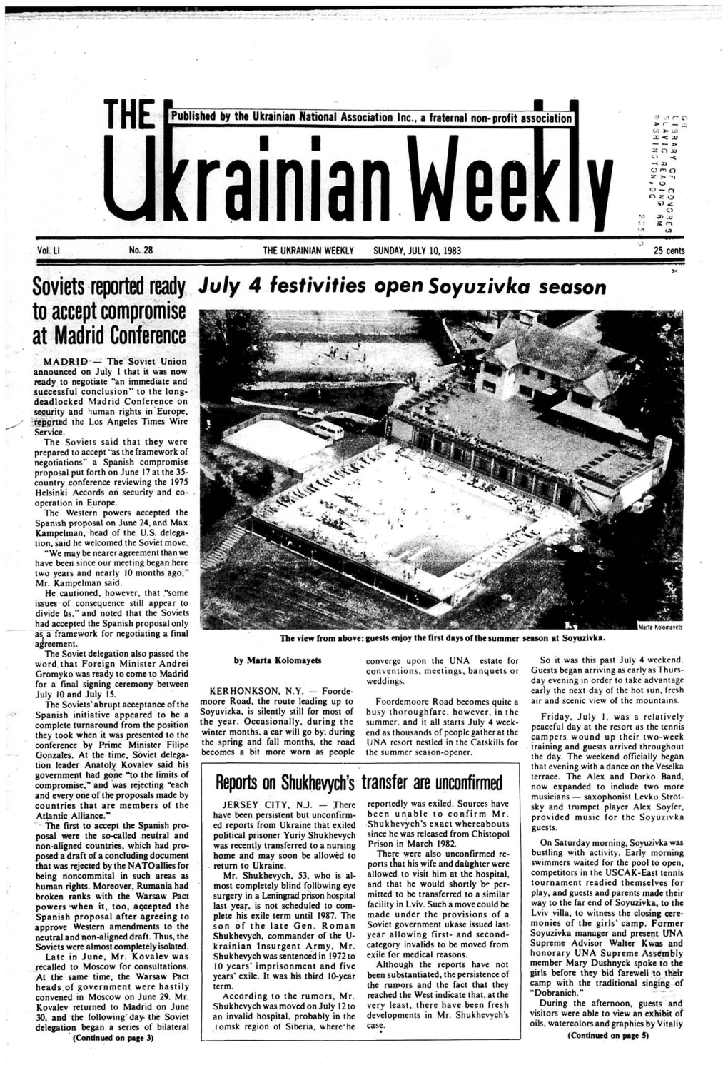 The Ukrainian Weekly 1983, No.28