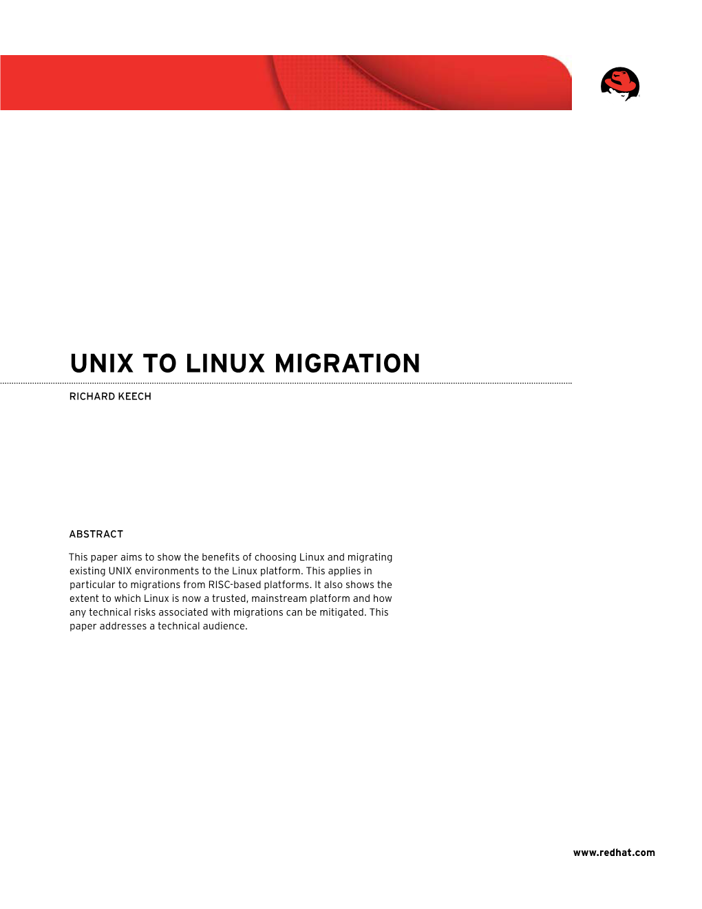 Unix to Linux Migration