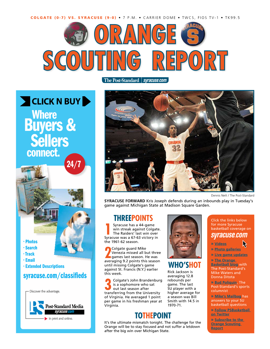 Orange Scouting Report