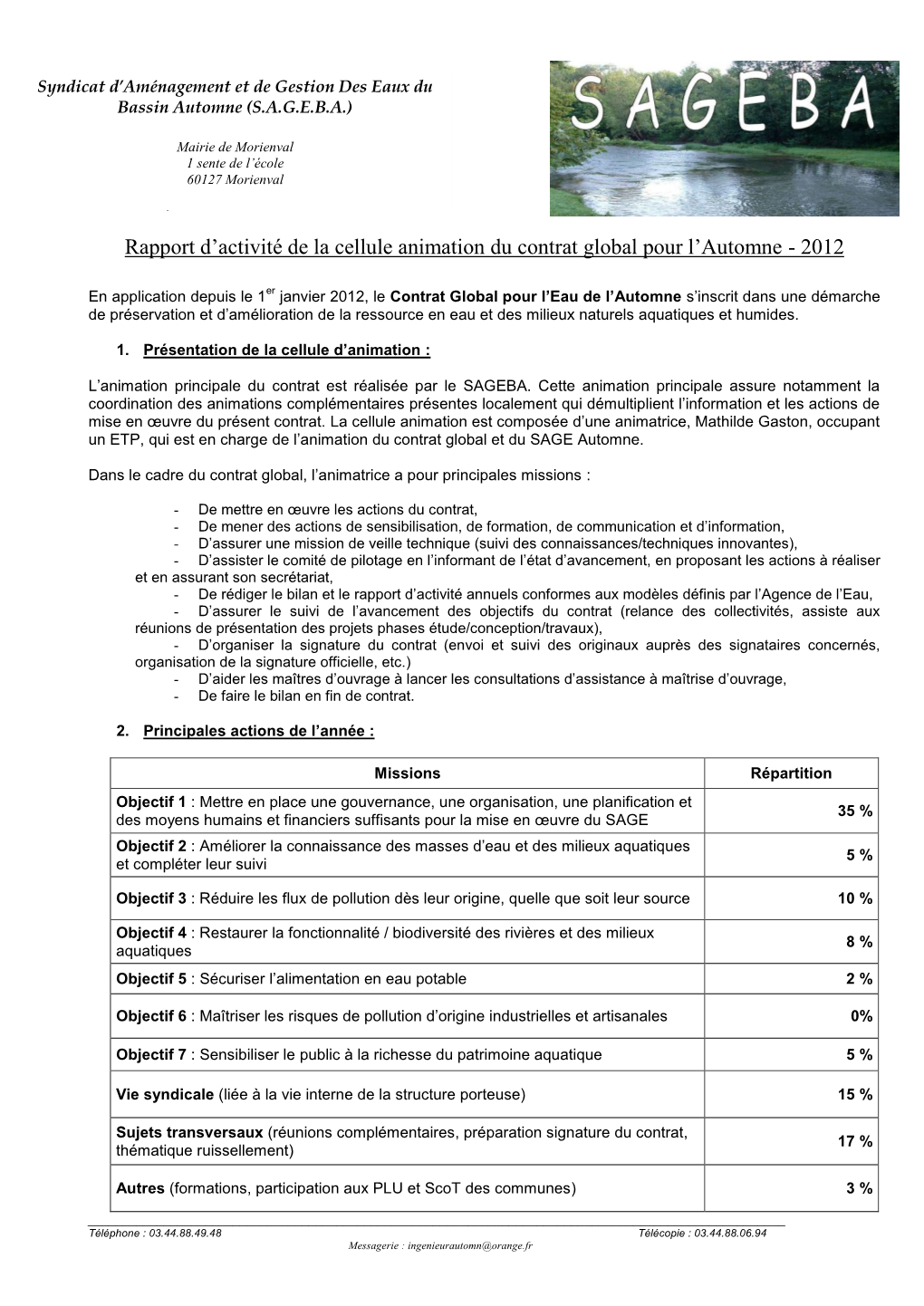 Syndicat D'aménagement Et De Gestion