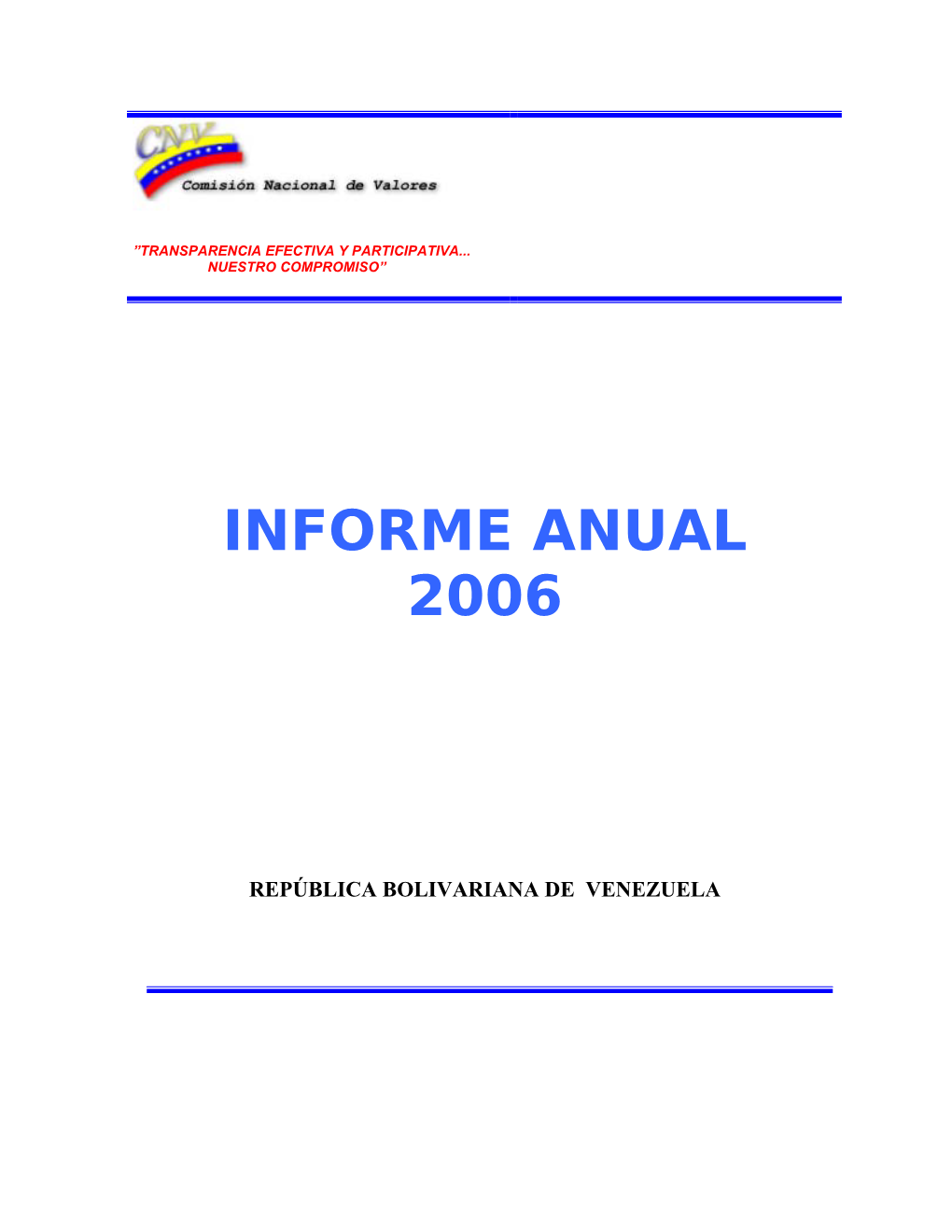 Informe Anual 2006