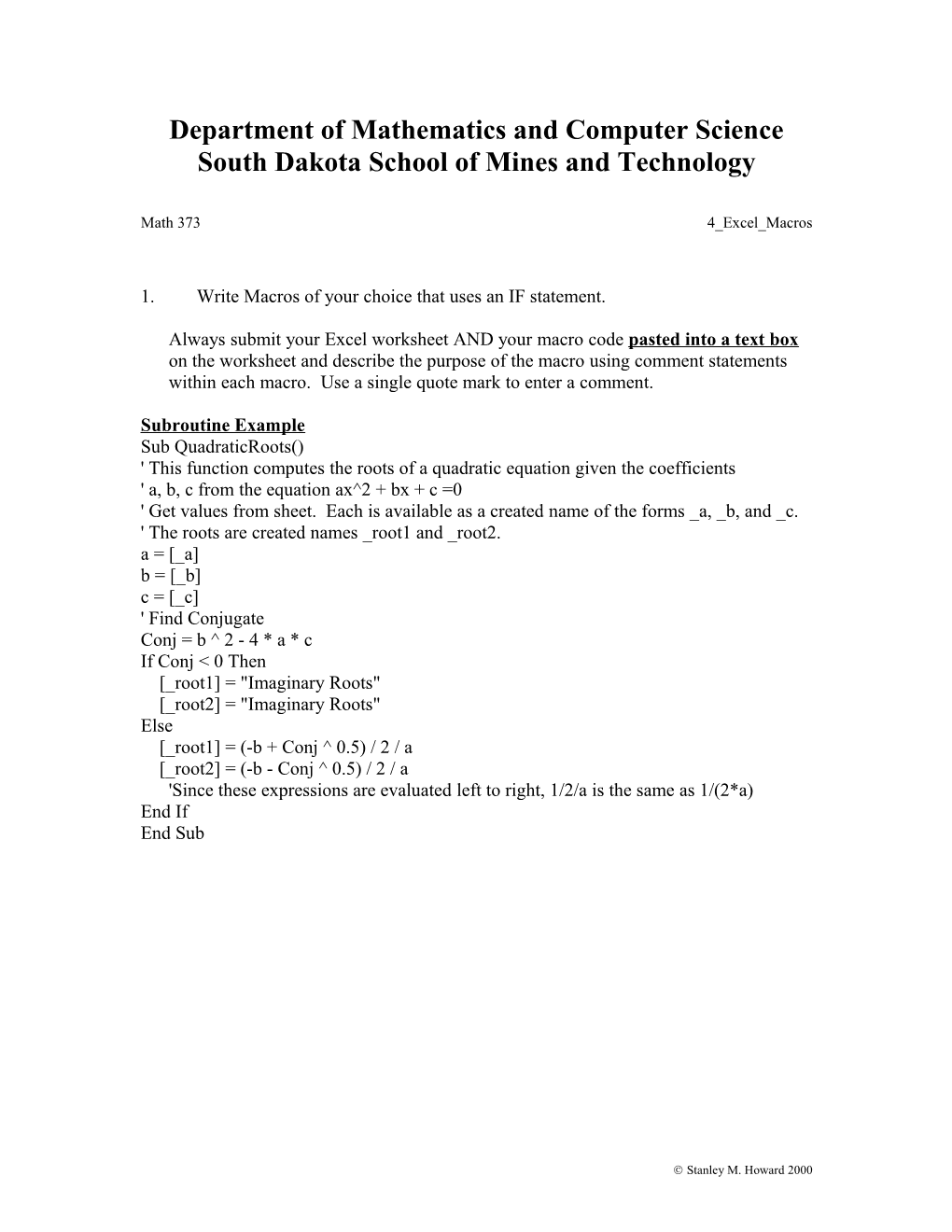 Four Steps Needed to Derive a Differential Equation