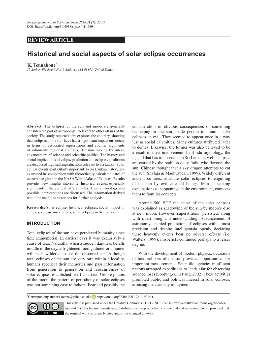 Historical and Social Aspects of Solar Eclipse Occurrences