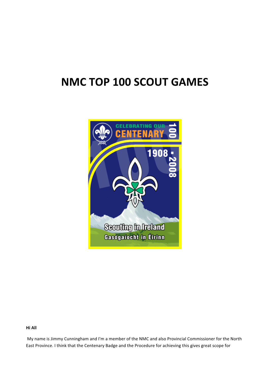 Nmc Top 100 Scout Games