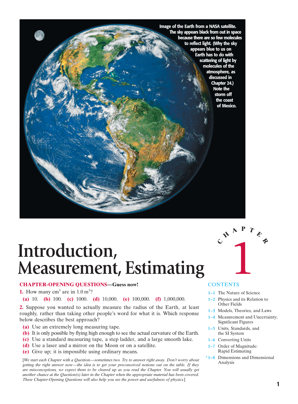 Introduction, Measurement, Estimating Observation, with Careful Experimentation and Measurement, Is One Side of the Scientific Process