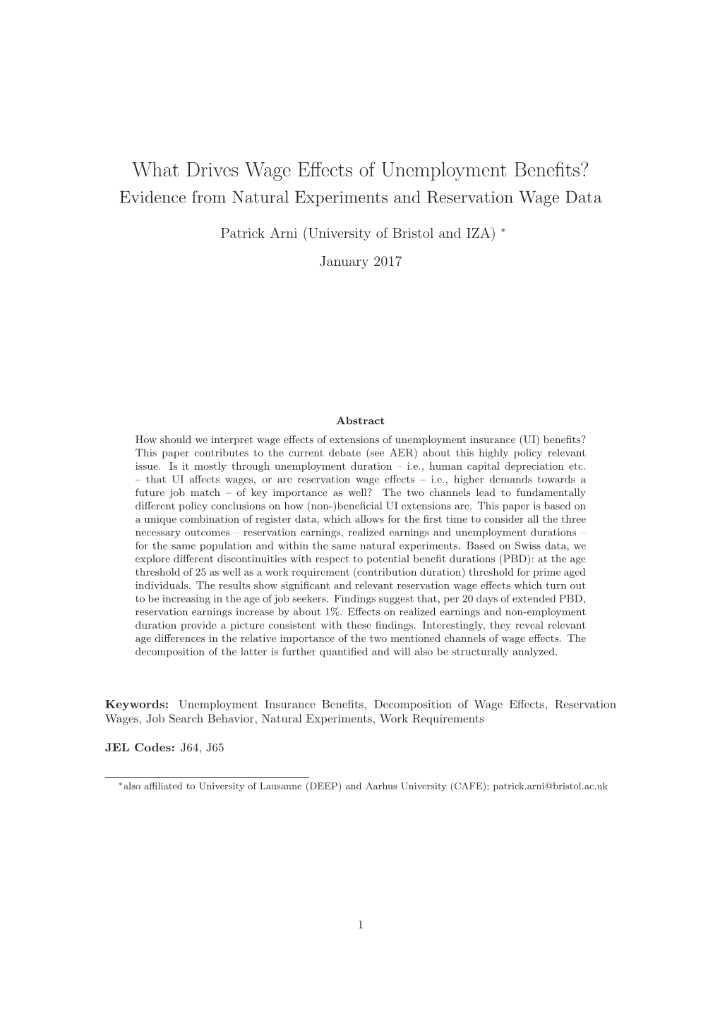 What Drives Wage Effects of Unemployment Benefits?