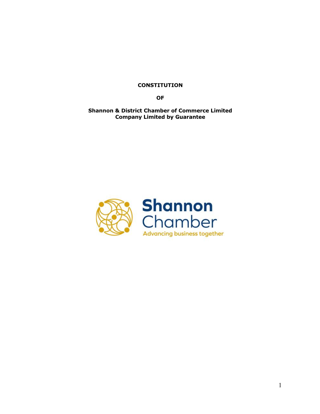Shannon Chamber Constitution FINAL Jan 2020
