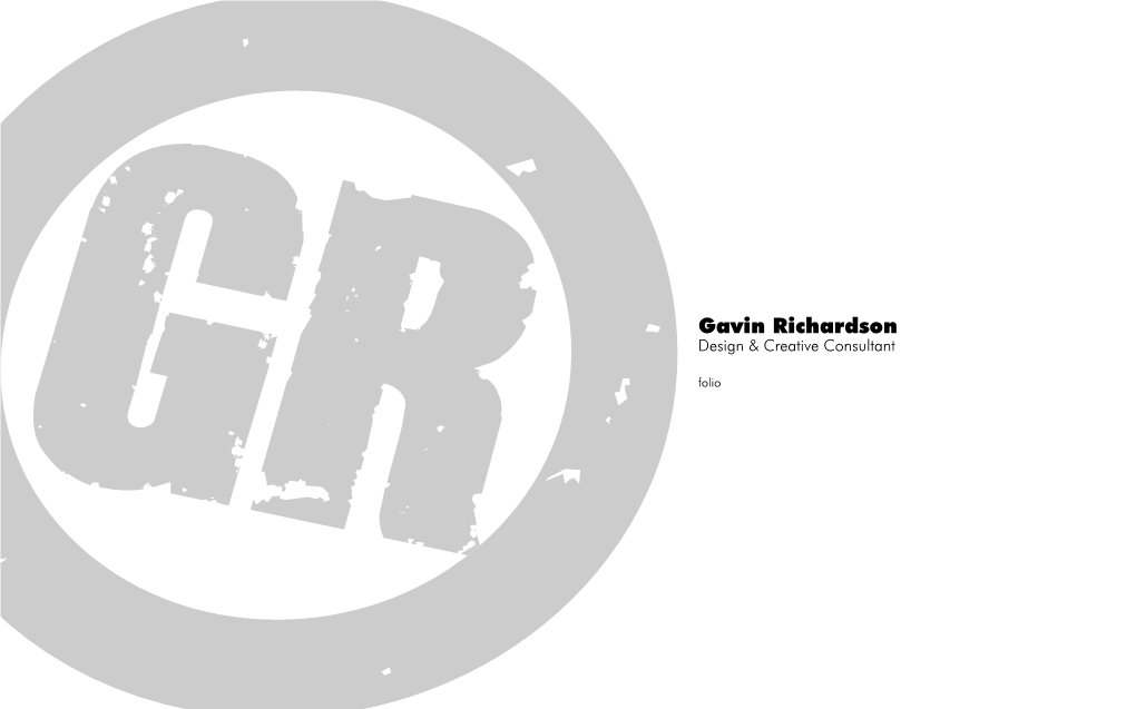 Gavin Richardson Design & Creative Consultant