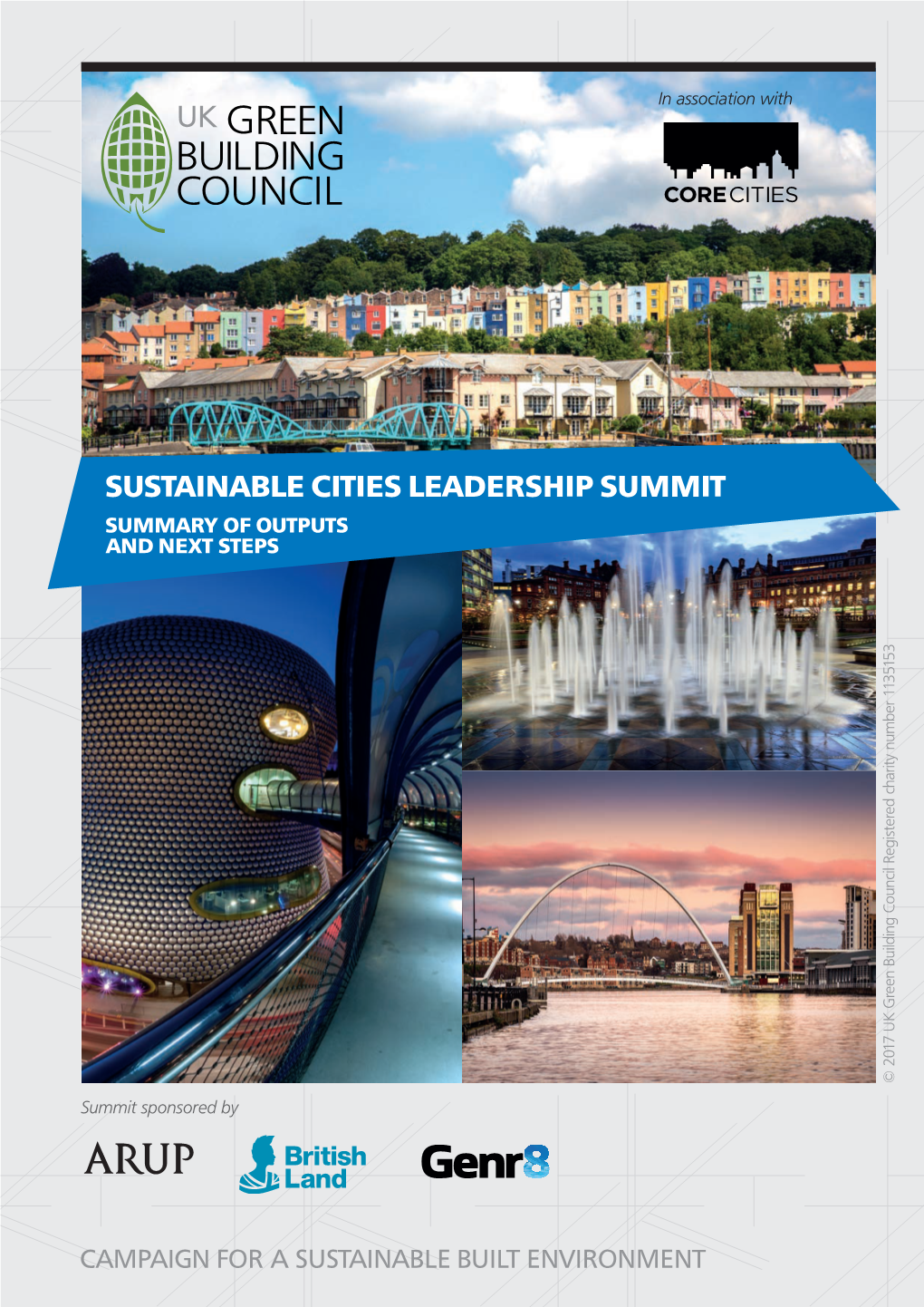 Sustainable Cities Leadership Summit: Summary of Outputs and Next Steps