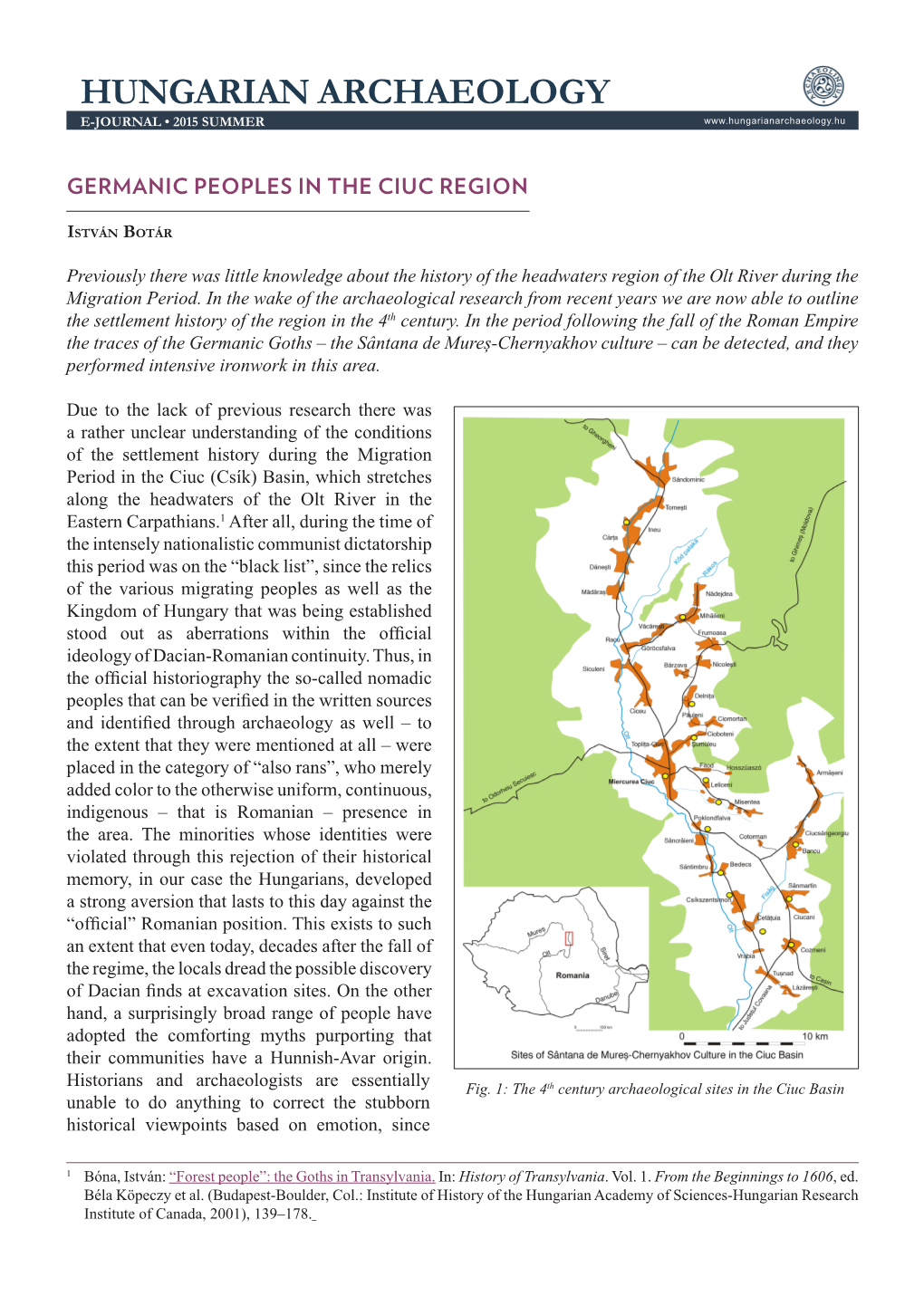 Hungarian Archaeology E-Journal • 2015 Summer