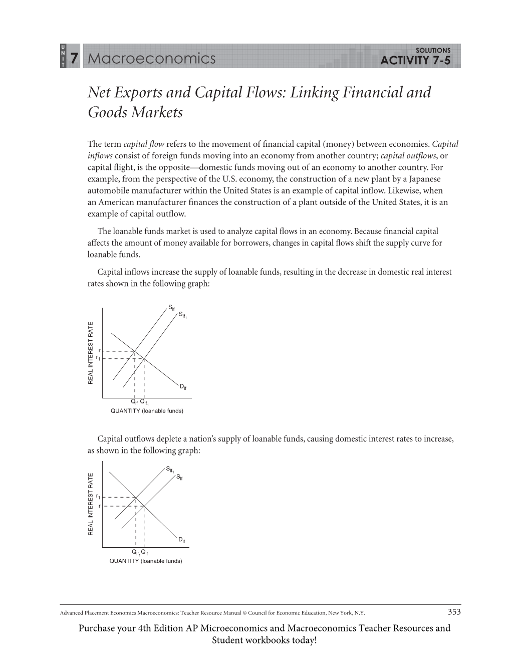 Net Exports and Capital Flows: Linking Financial and Goods Markets