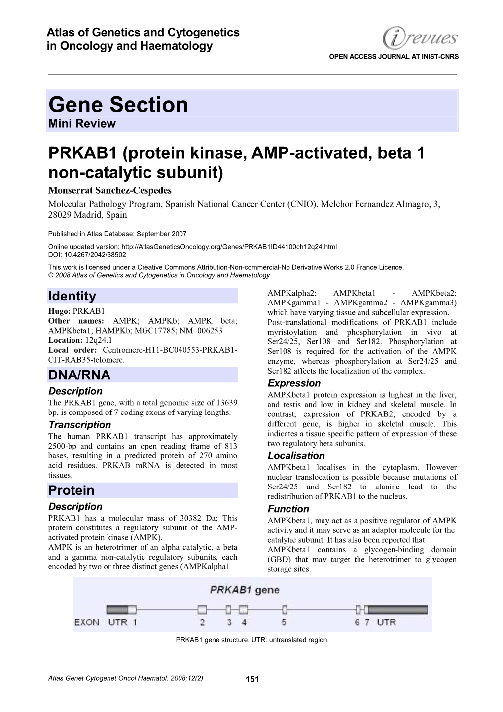 Gene Section Mini Review