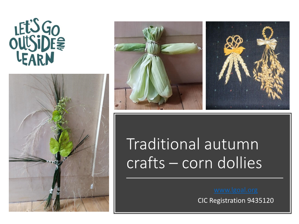 Traditional Autumn Crafts – Corn Dollies