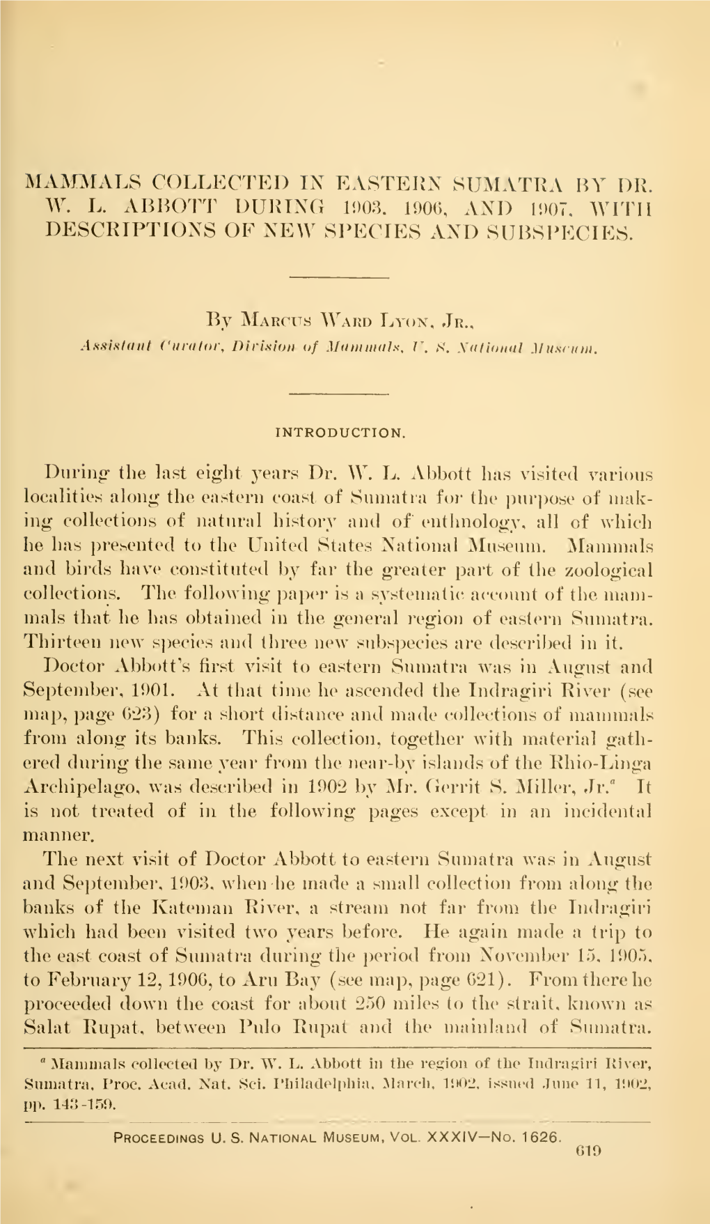 Proceedings of the United States National Museum