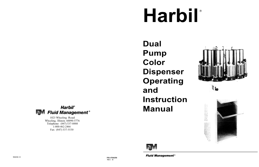 Dual Pump User Manual