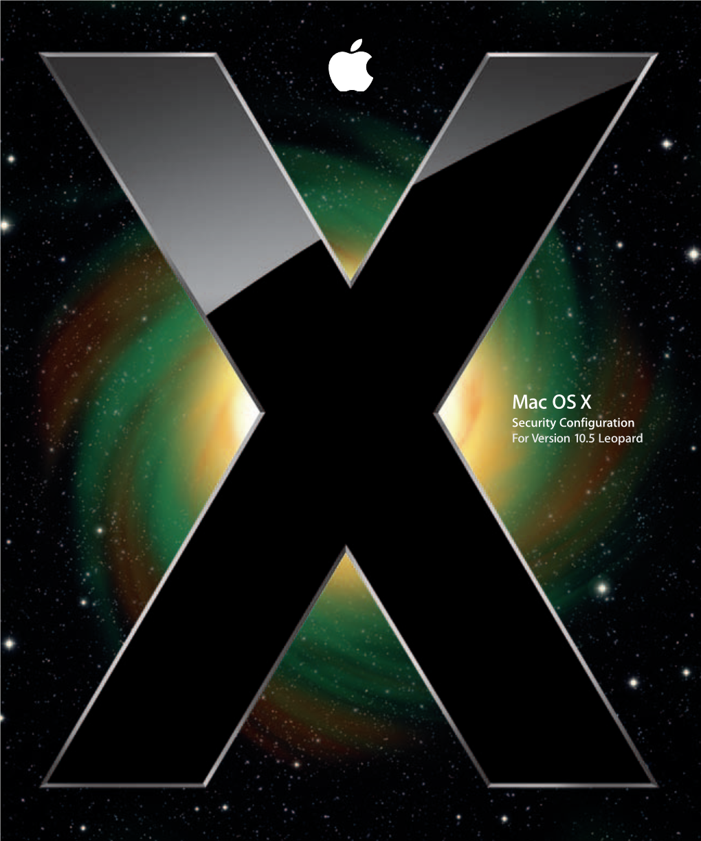 Mac OS X Security Configuration for Version 10.5 Leopard