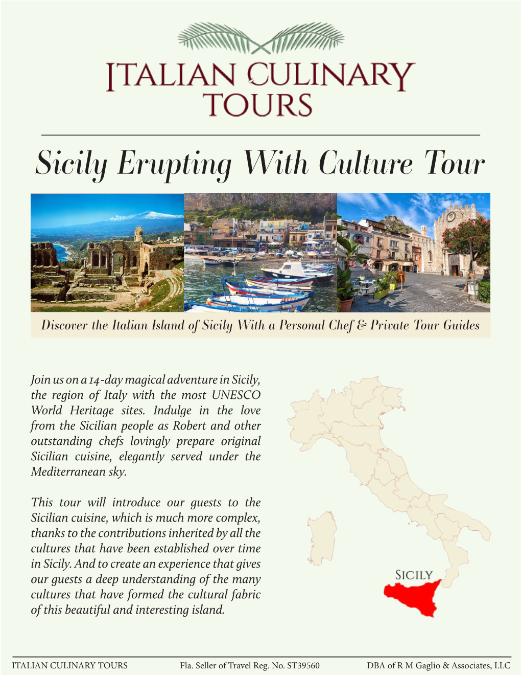 Sicily Erupting with Culture Tour