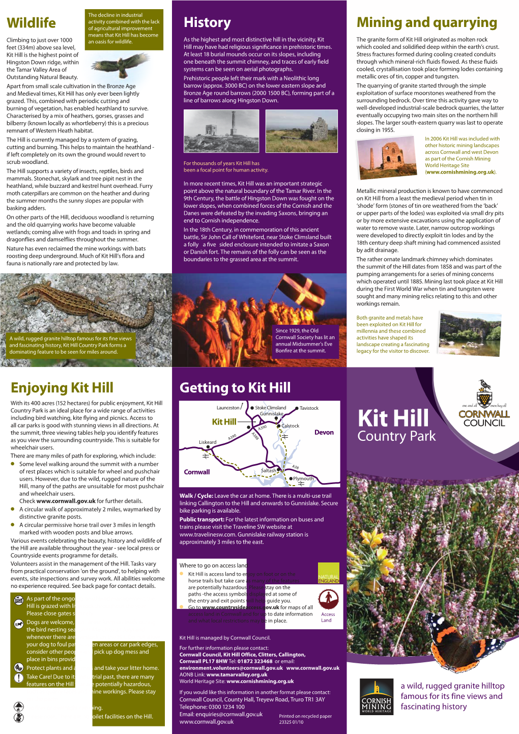 Download the Kit Hill Leaflet