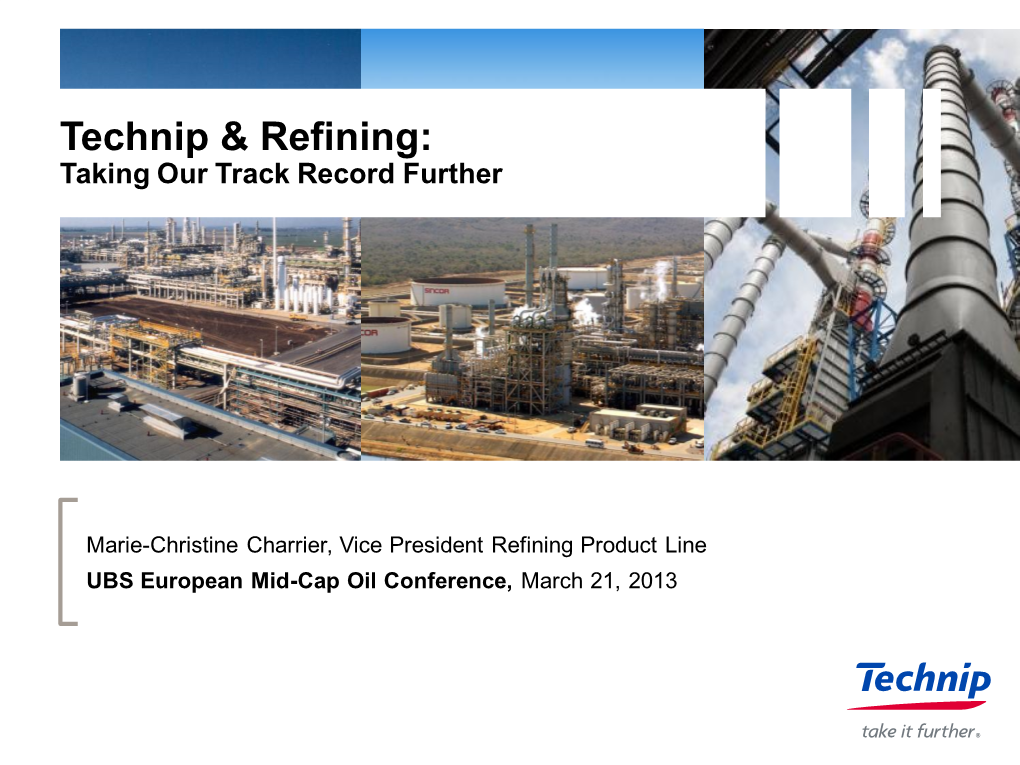 Technip & Refining