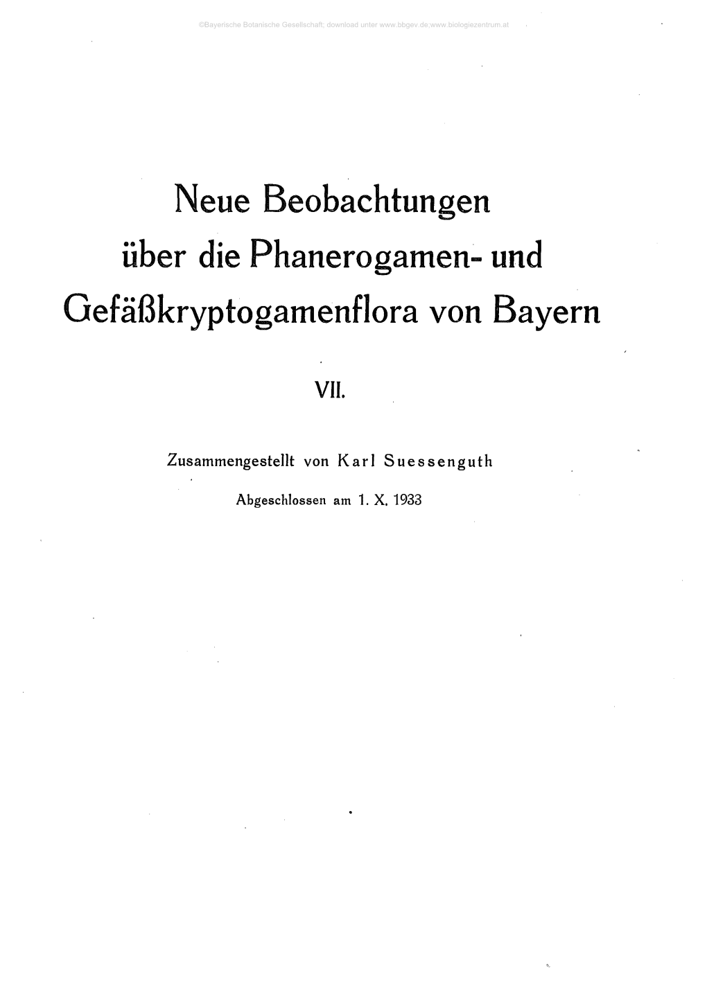 Neue Beobachtungen Über Die Phanerogamen- Und Gefäßkryptogamenflora Von Baye