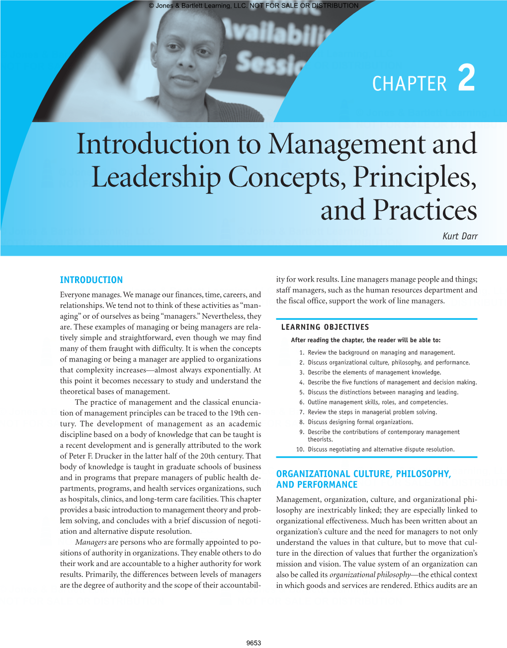 Introduction to Management and Leadership Concepts, Principles, and Practices Kurt Darr